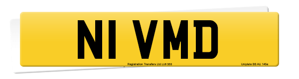 Registration number N1 VMD